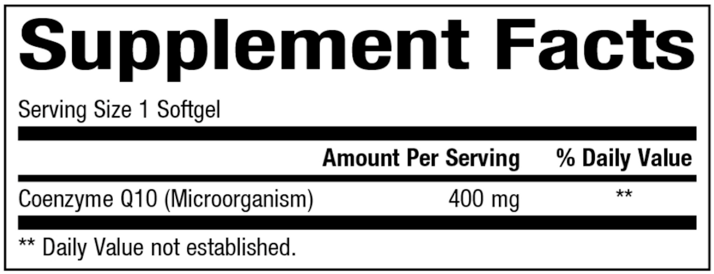 CoQ10 400 mg 30 gels
