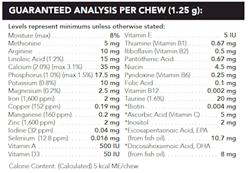 NuCat MultiVitamin 30 chew tabs