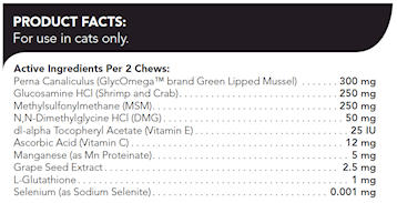 Glyco-Flex III Feline Bite Sized 60 chew
