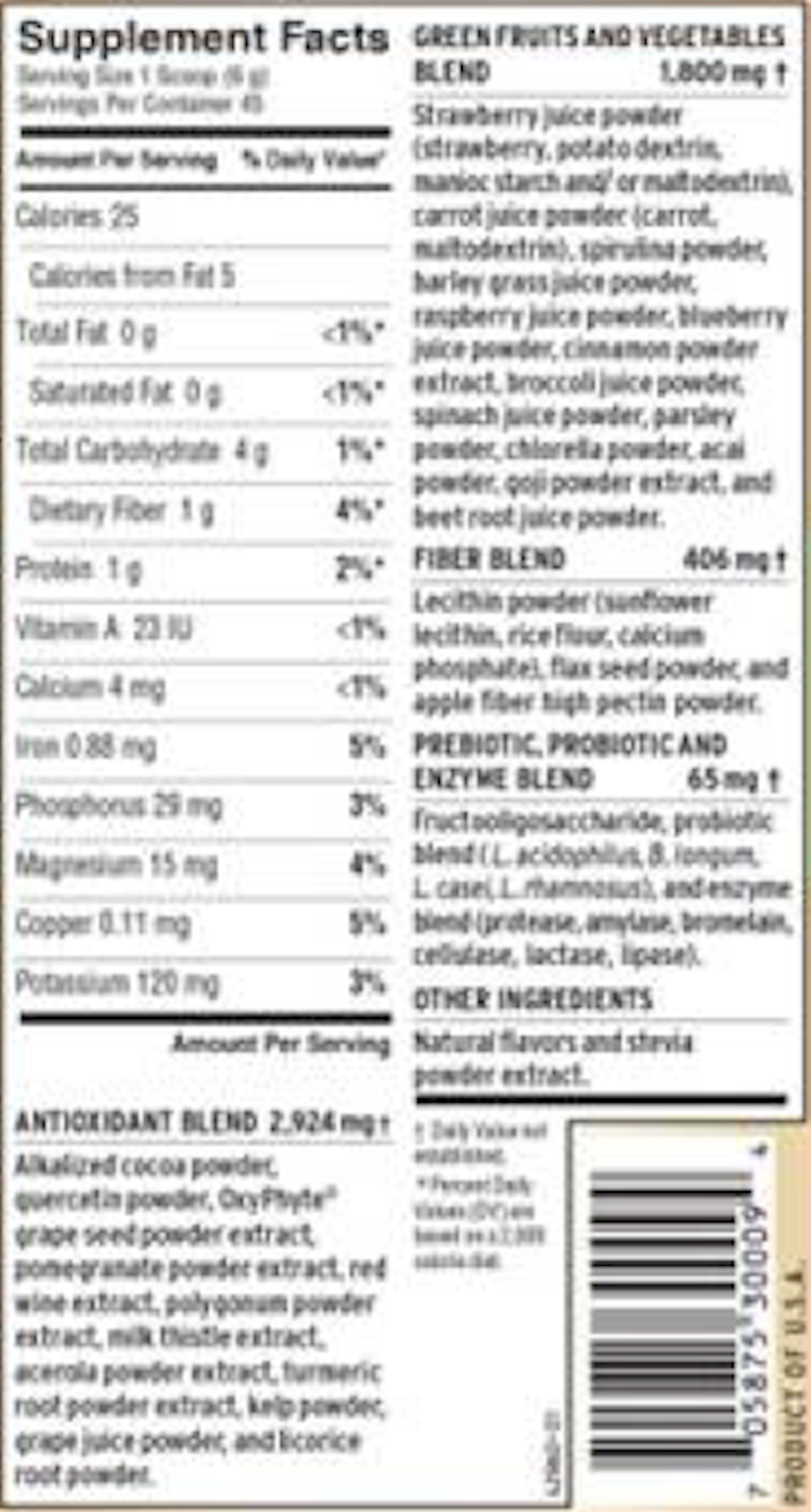 Greens Chocolate Silk 9.52 oz