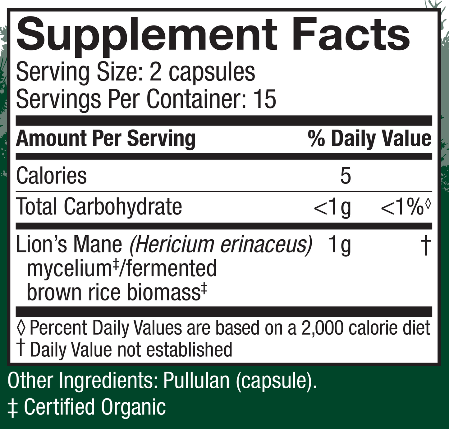 Lion's Mane Capsules 30 vegcaps