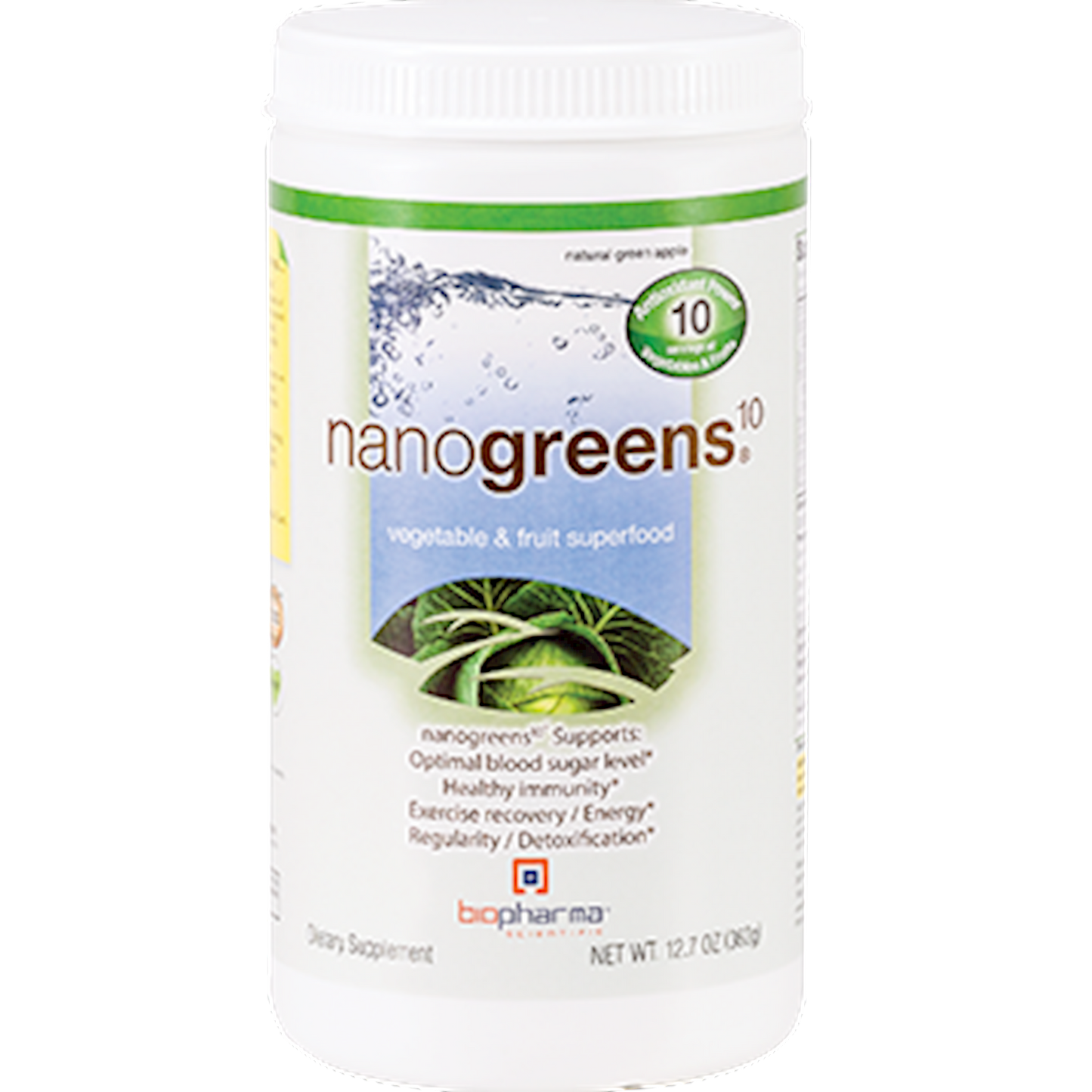 NanoGreens10 Green Apple 12.7 oz