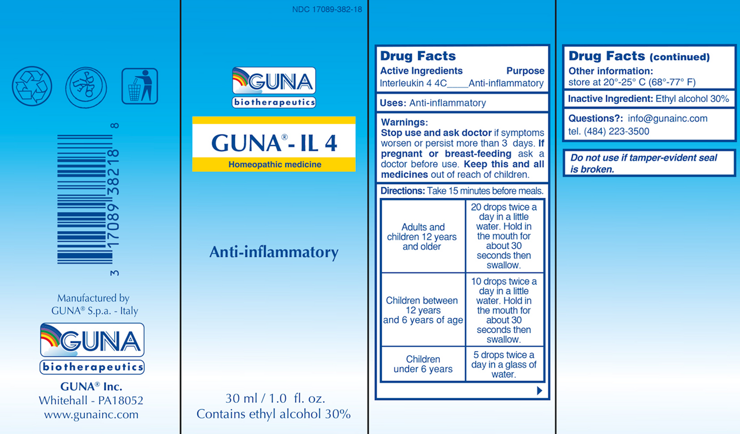 GUNA - IL 4 1 fl oz