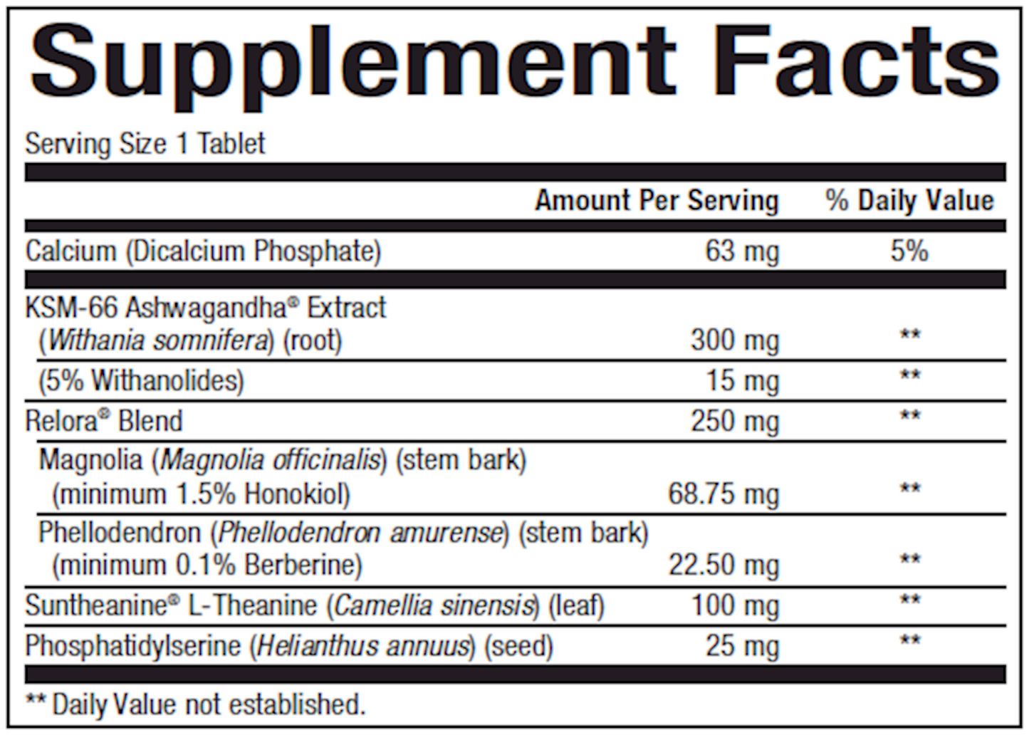 CortAlign Stress Manager 90 tabs