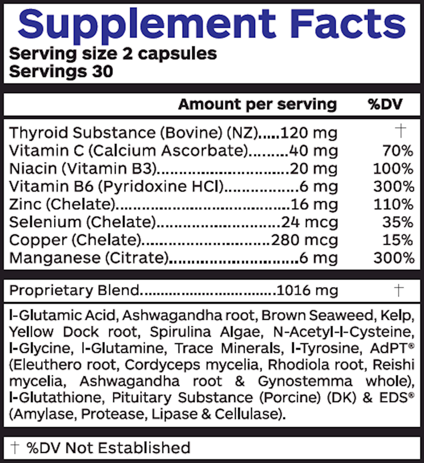 Thyroid 3 60 vegcaps
