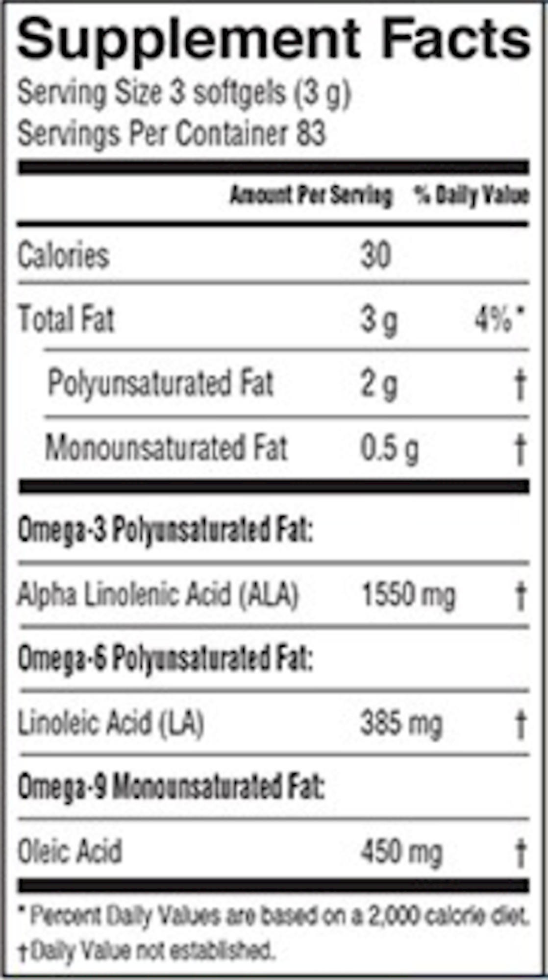 Lignan Flax Oil 250 gels