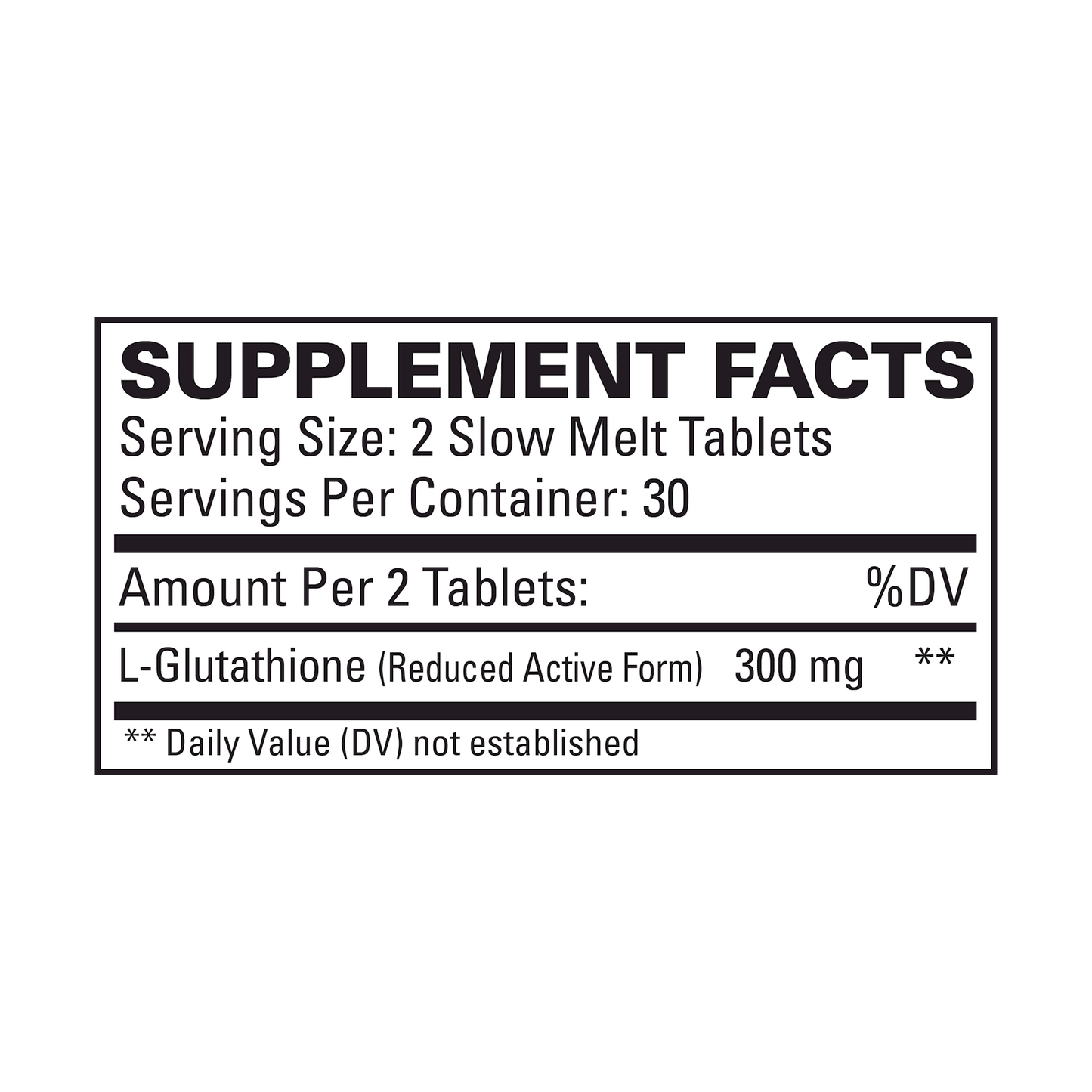 Clinical Glutathione 60 tabs