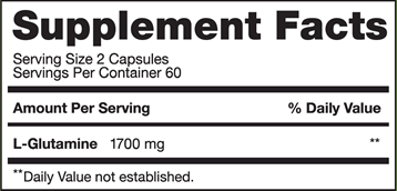 L-Glutamine 120 Capsules