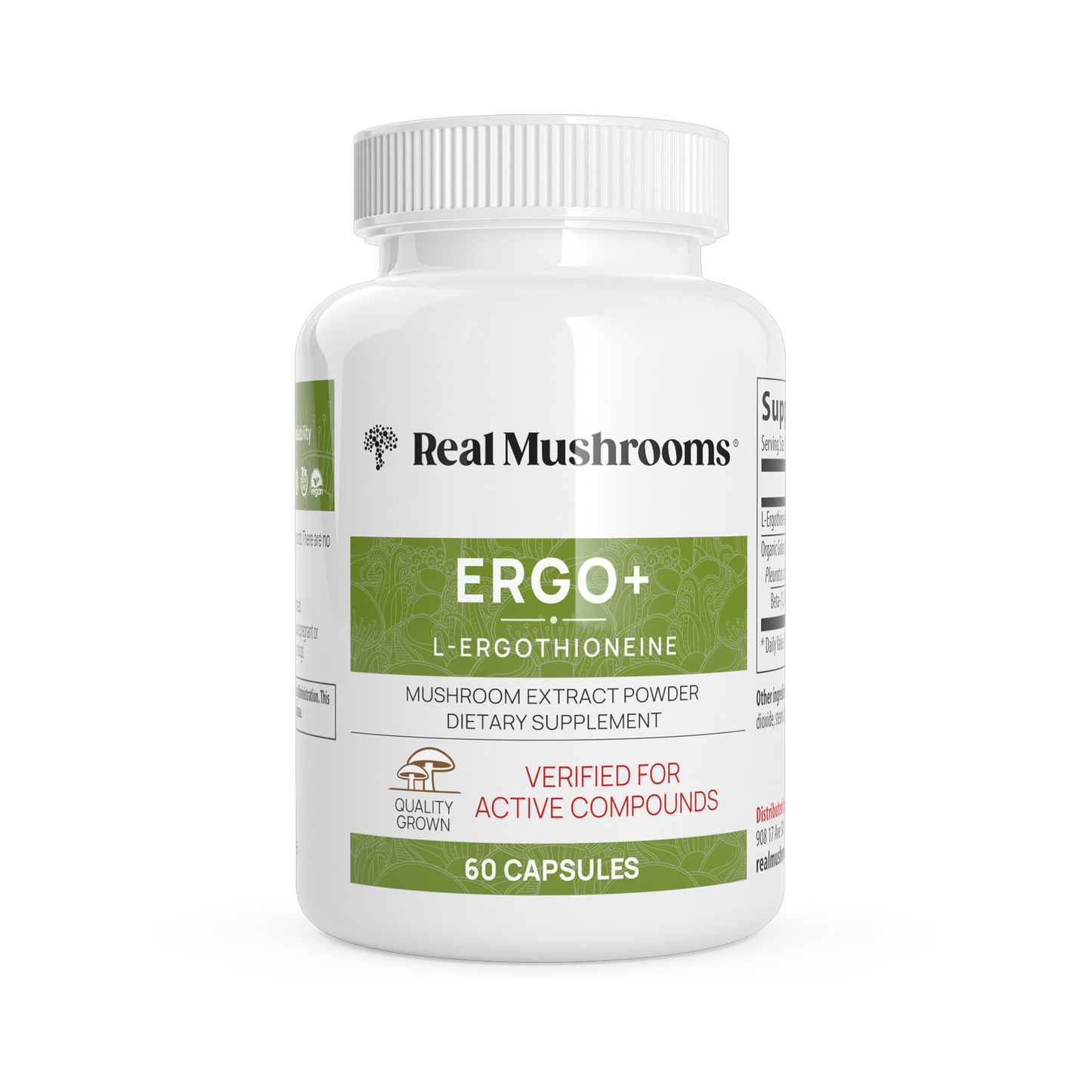 Ergo+ L-Ergothioneine Capsules 60c