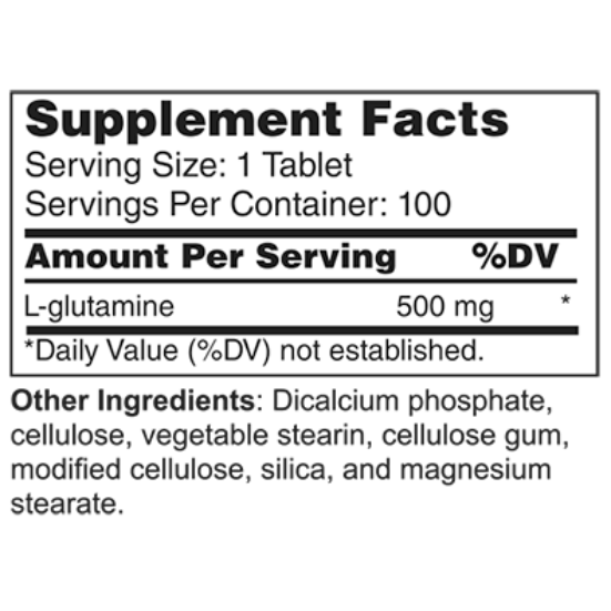 L-Glutamine 500 mg (10096)