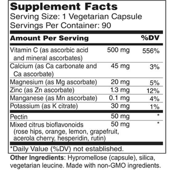 Vitamin C Buffered 500 mg (10385)