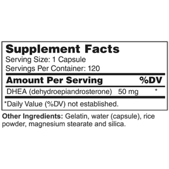 DHEA 50 mg, Micronized (10359)