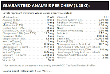 NuCat Senior Cat Multi 30 chew tabs