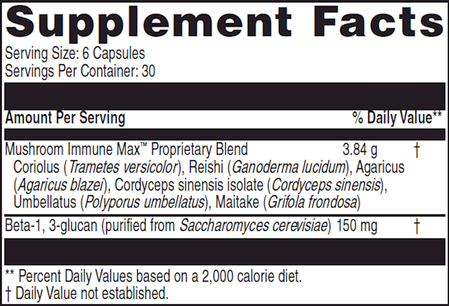 Mycoceutics Immune Max 180 vegcaps