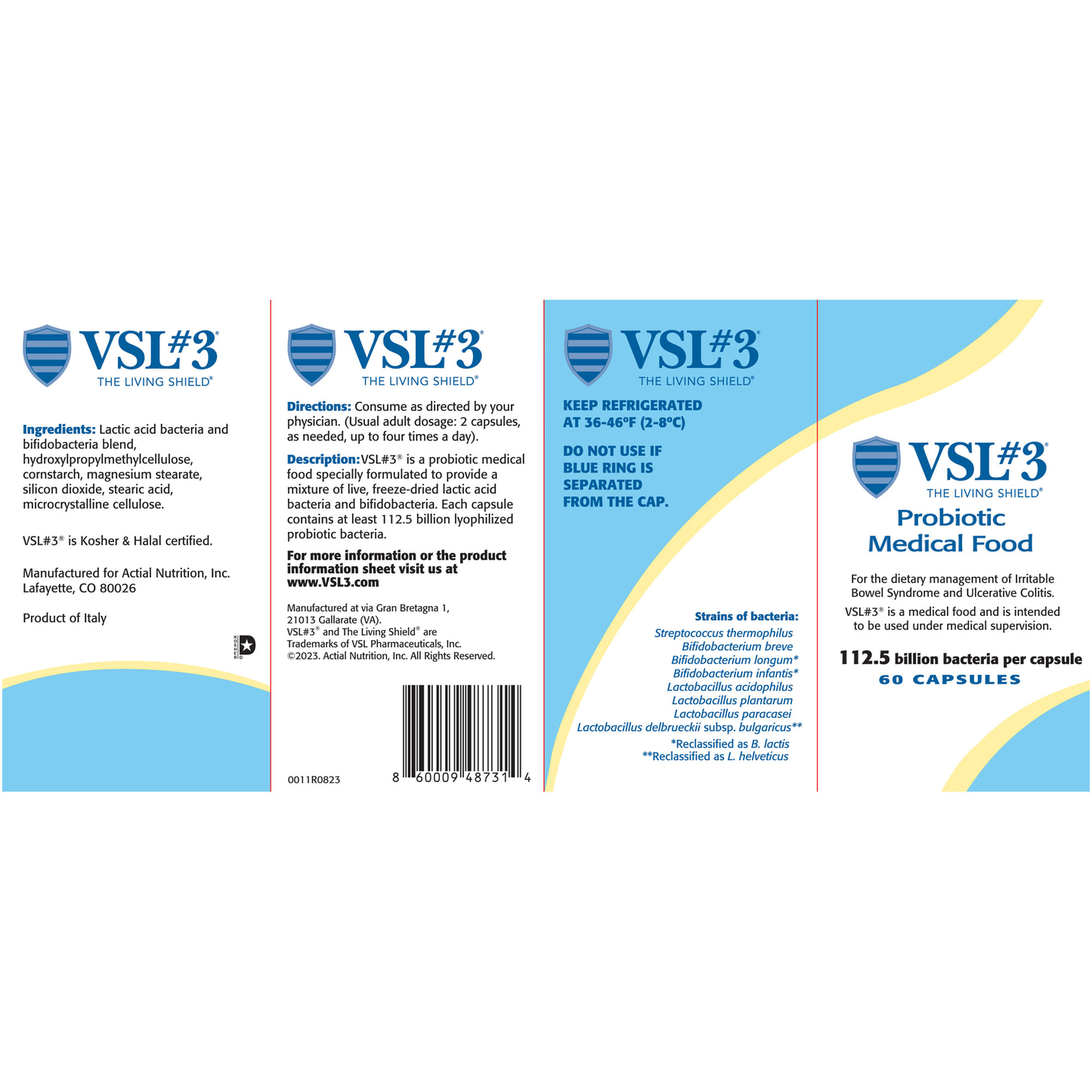 VSL#3® 112B CFU Capsules (60 ct)