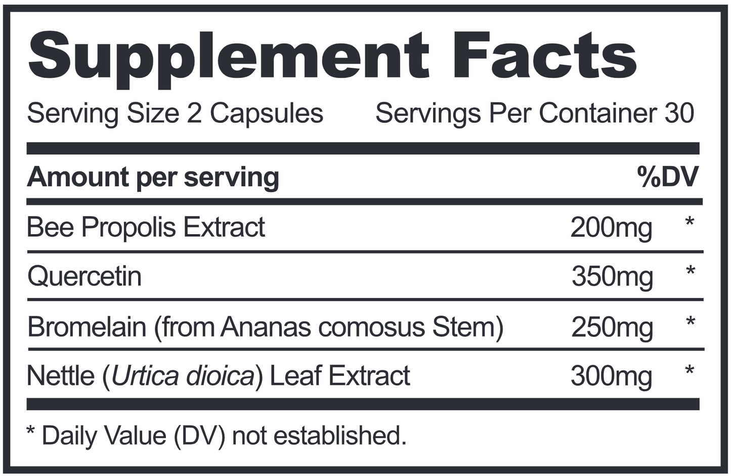 Propolis Sinus Support 60 caps