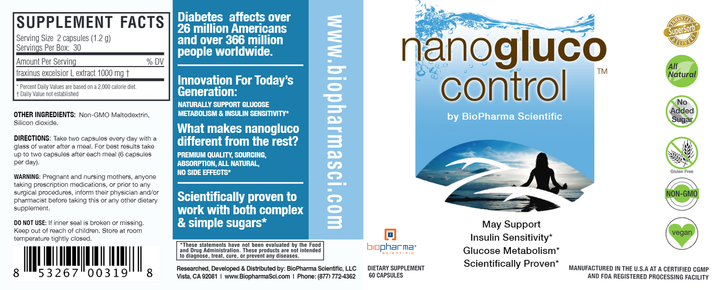 nanoGLUCO control 60 caps