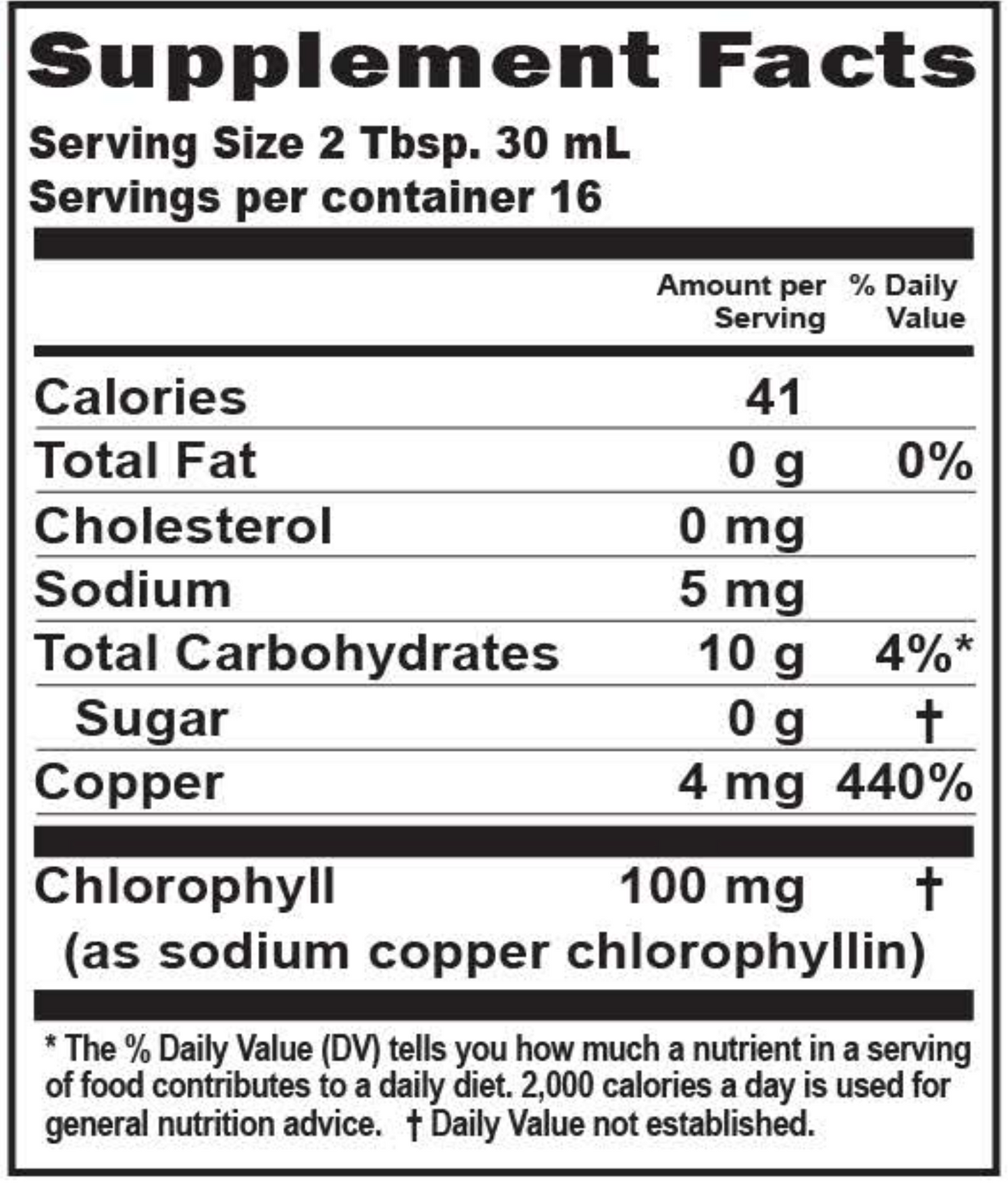 Liquid Chlorophyll Spearmint 16.54 fl oz