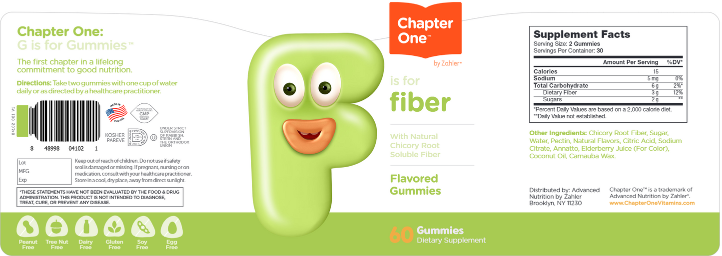 Fiber Gummies 60 gummies