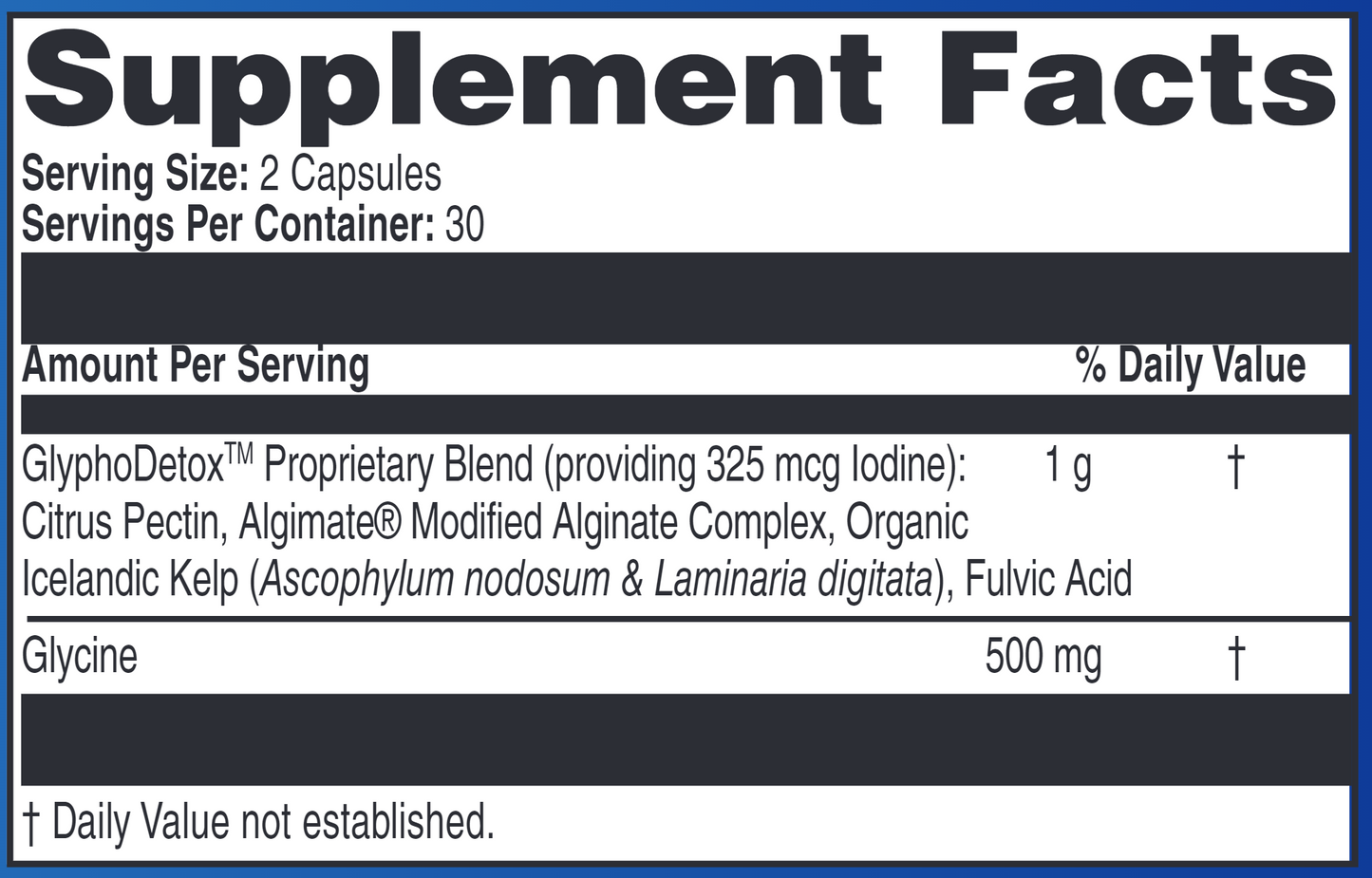 GlyphoDetox 60 vegcaps