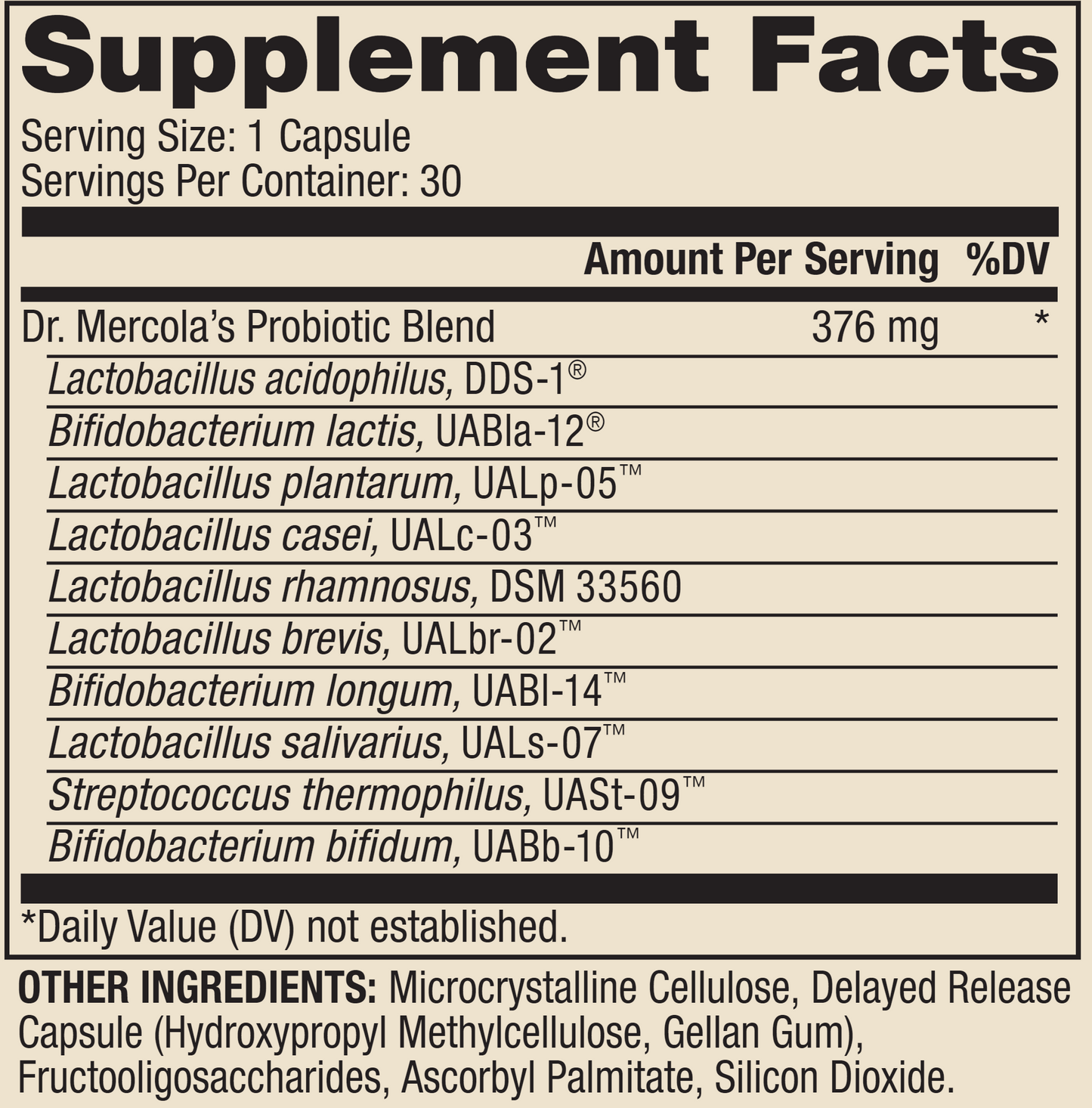 Complete Probiotics 70 Bill CFU 30 caps