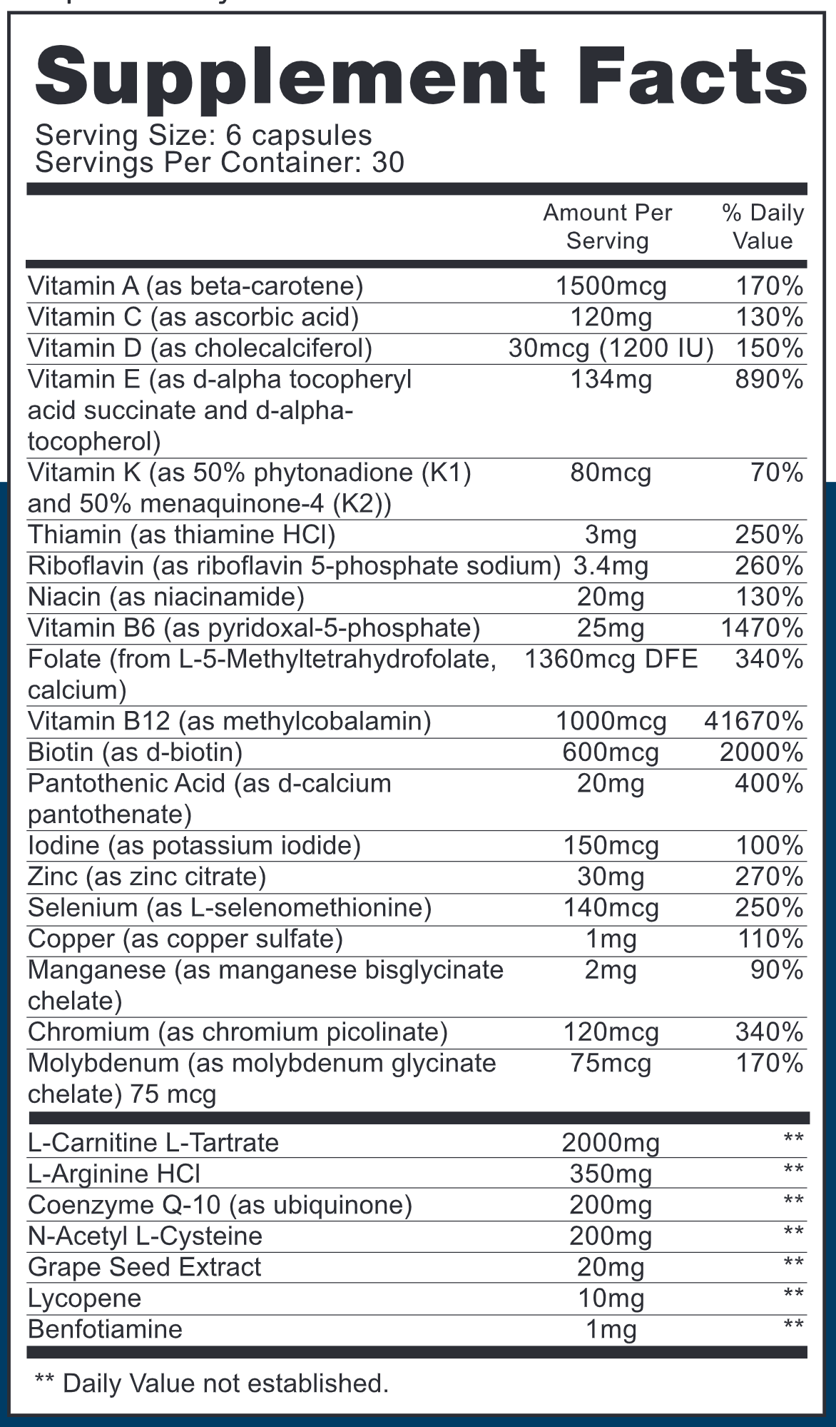 FH PRO for Men - Fertility Supplement 180 caps
