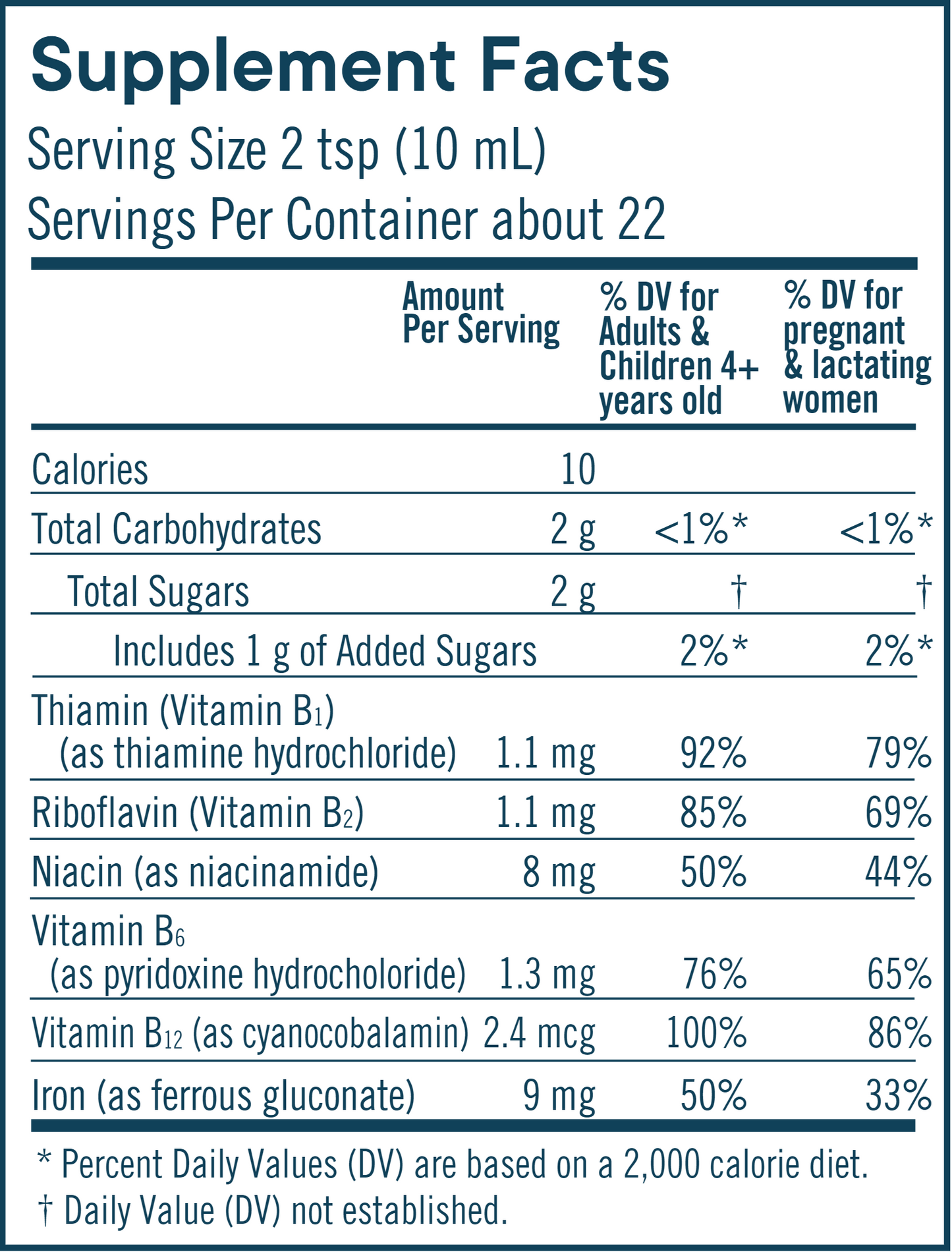 Flora Iron™ with B-Vitamin Complex 7.7 oz