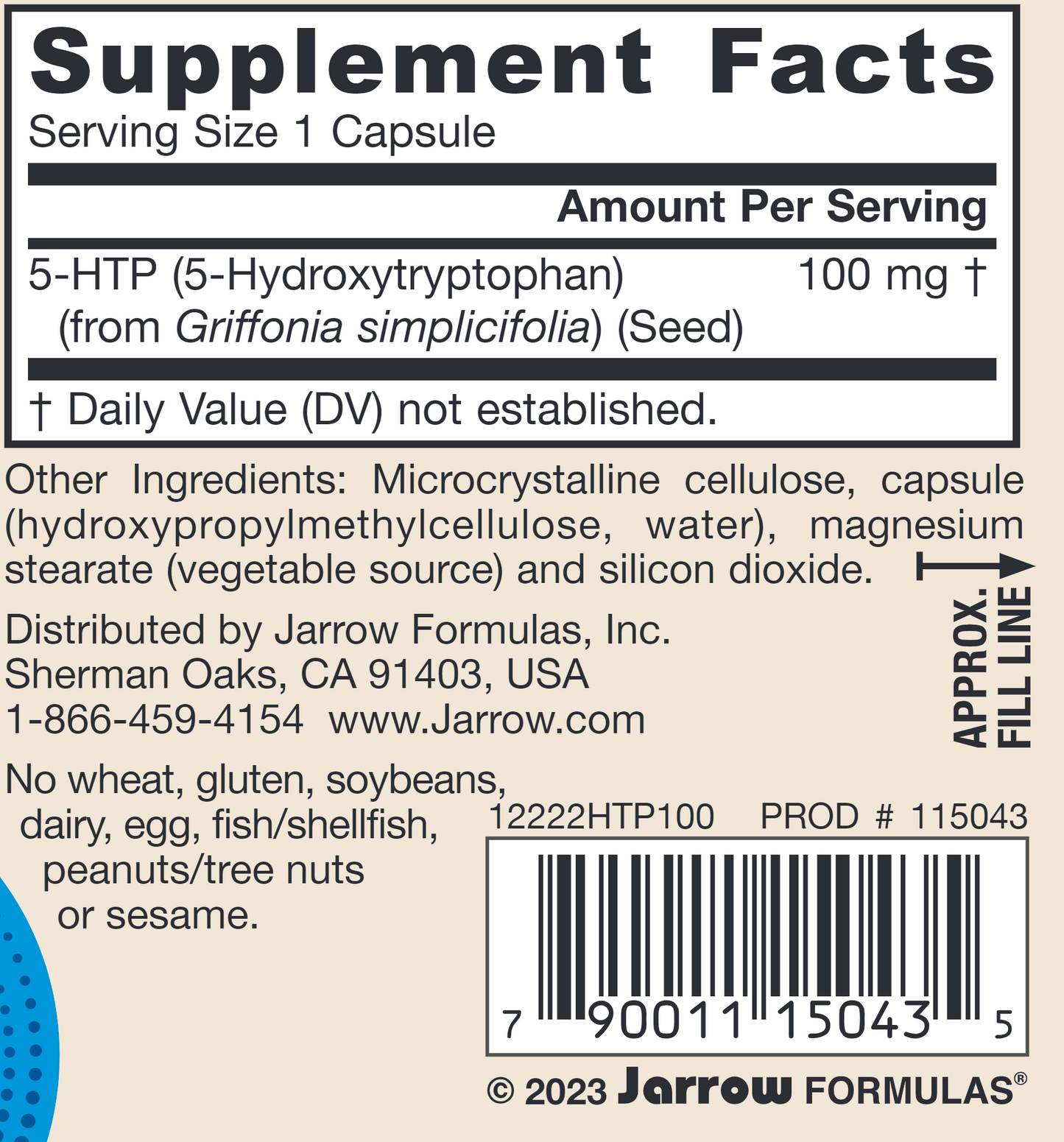 5-HTP 100 mg 60 vegcaps