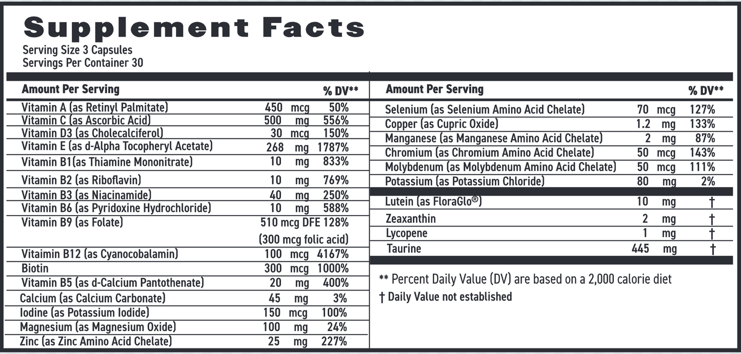 Eye & Body Formula 90 caps