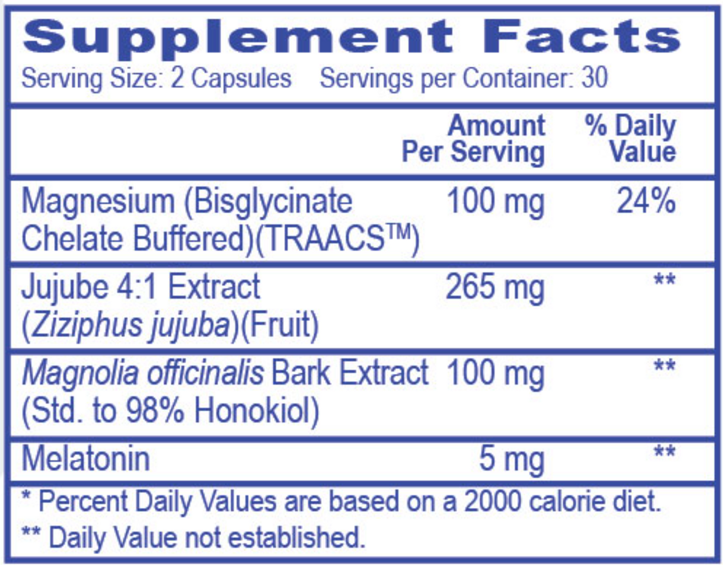 Deep Blue Sleep 60 vegcaps