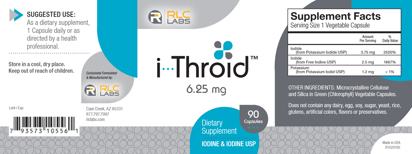 i-Throid 6.25mg 90vcaps