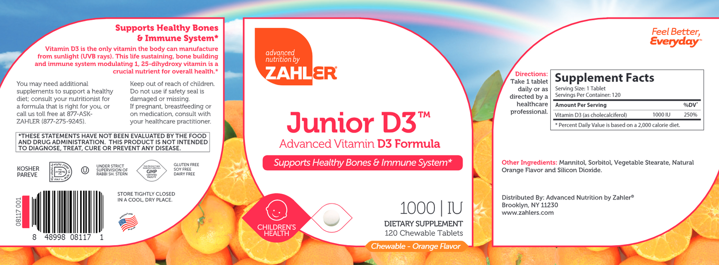 Junior D3 120 tabs