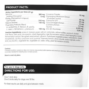 Perio-Plus Sticks Chicken Flavor