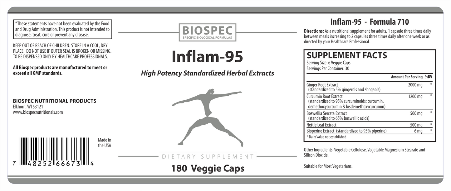 Inflam-95 180 caps