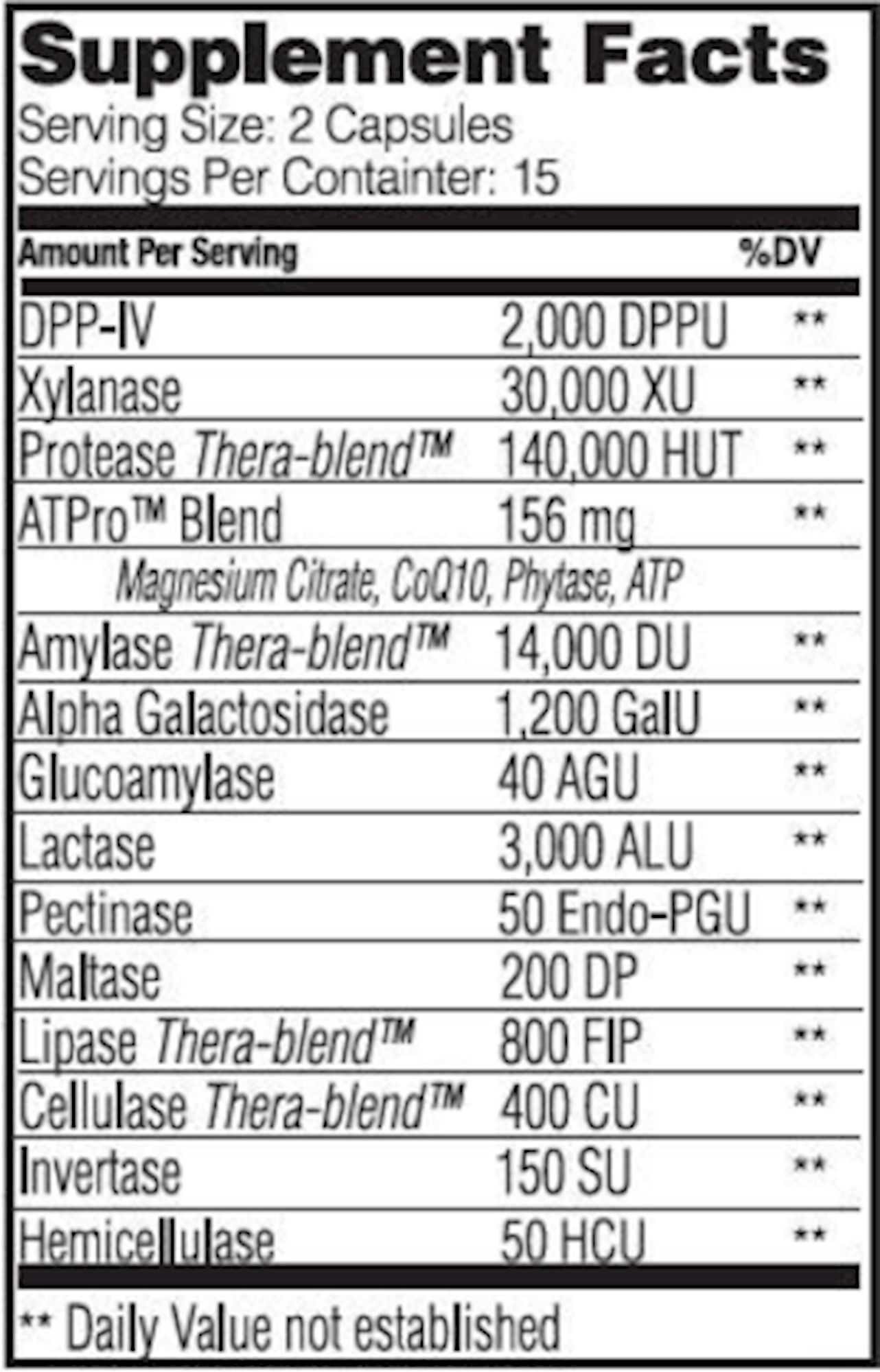 Intolerance Complex 30 Capsules