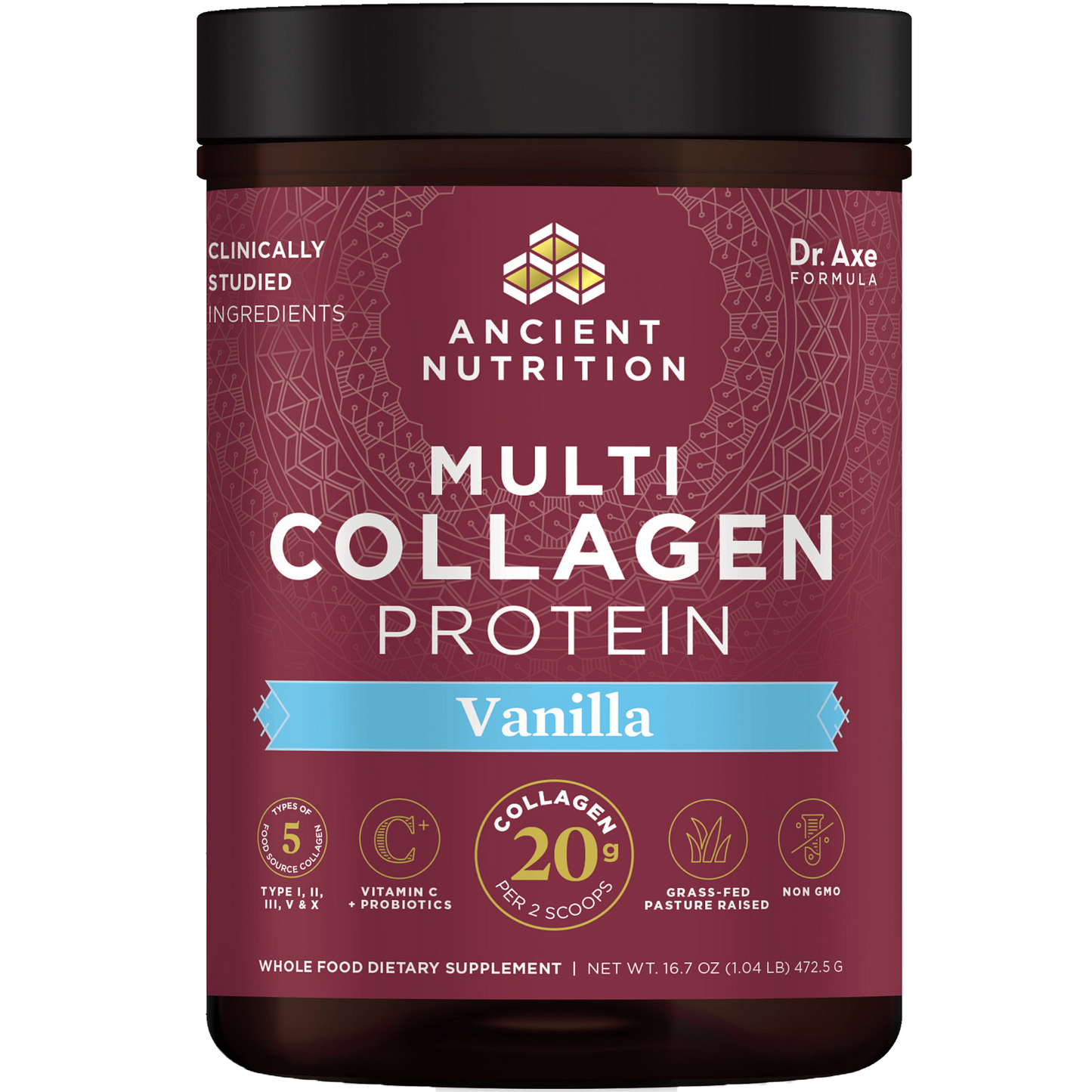 Multi Collagen Vanilla Powder 45 Serv