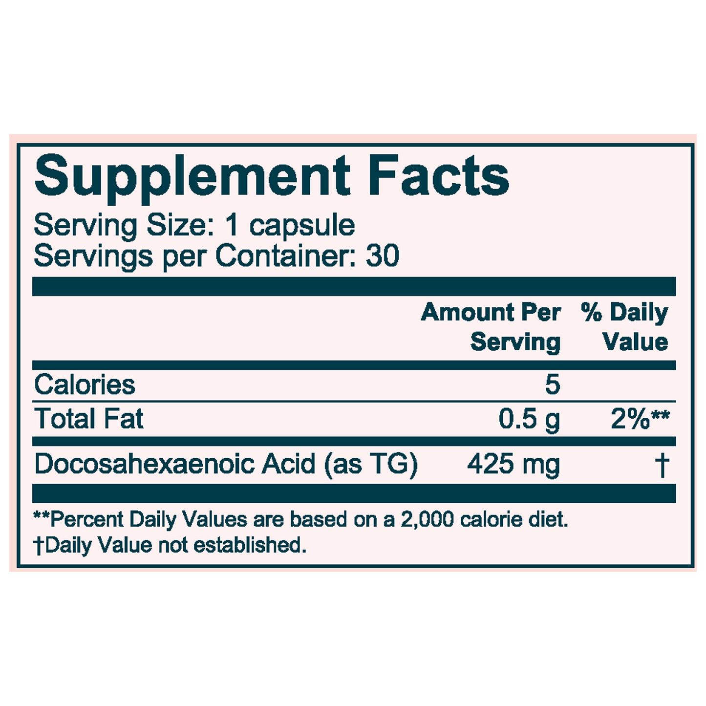 Advanced Nutrition Omega 3 DHA 30c