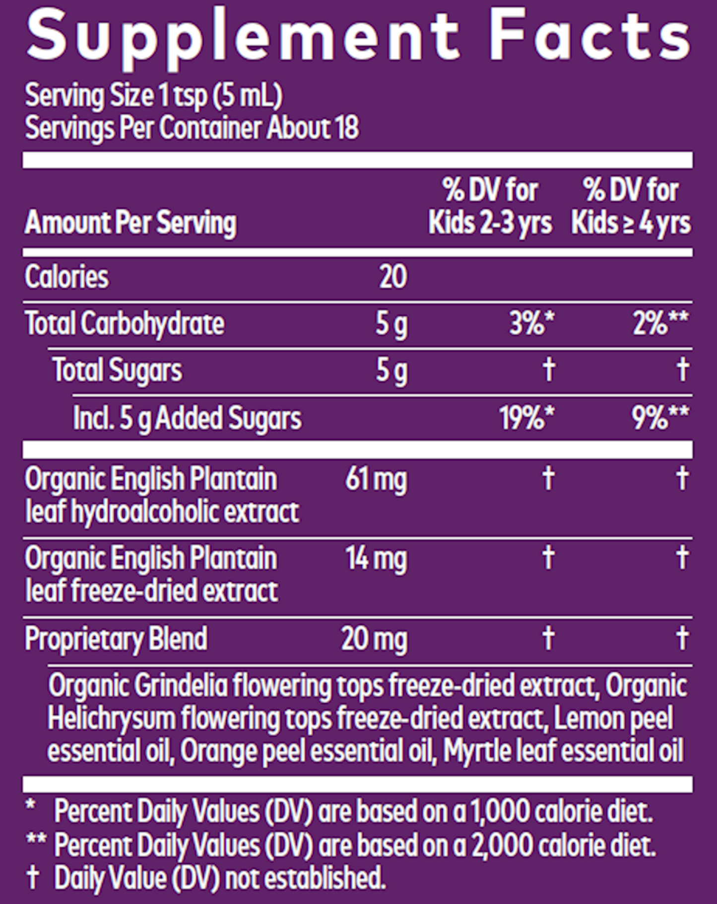 Bronchial Wellness For Kids 3 oz