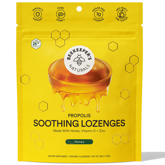 Propolis Soothing Lozenges Honey 14 ct