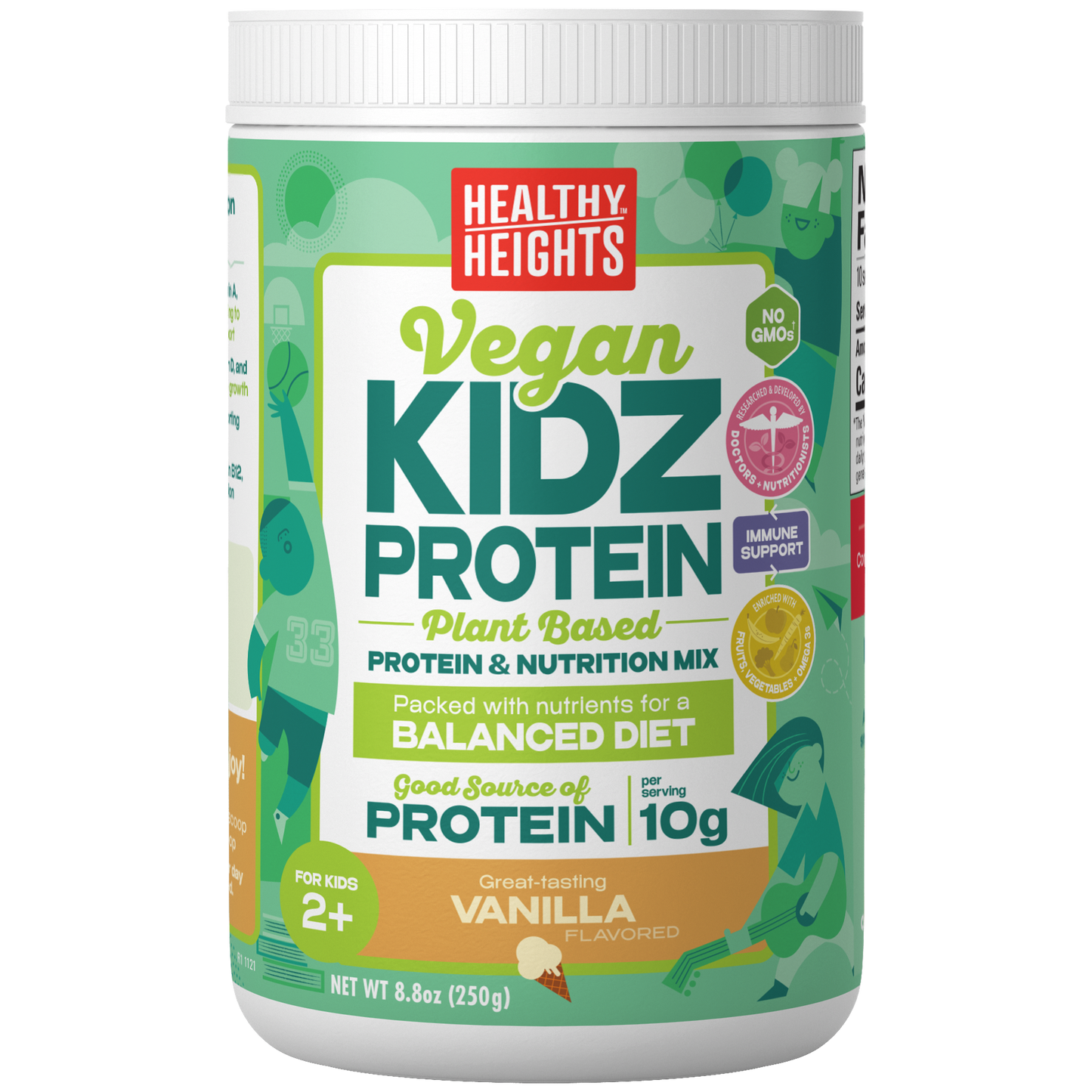 KidzProtein Vegan Vanilla can 8.8 oz