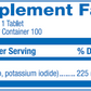 Iodine from Kelp 100 vegtabs