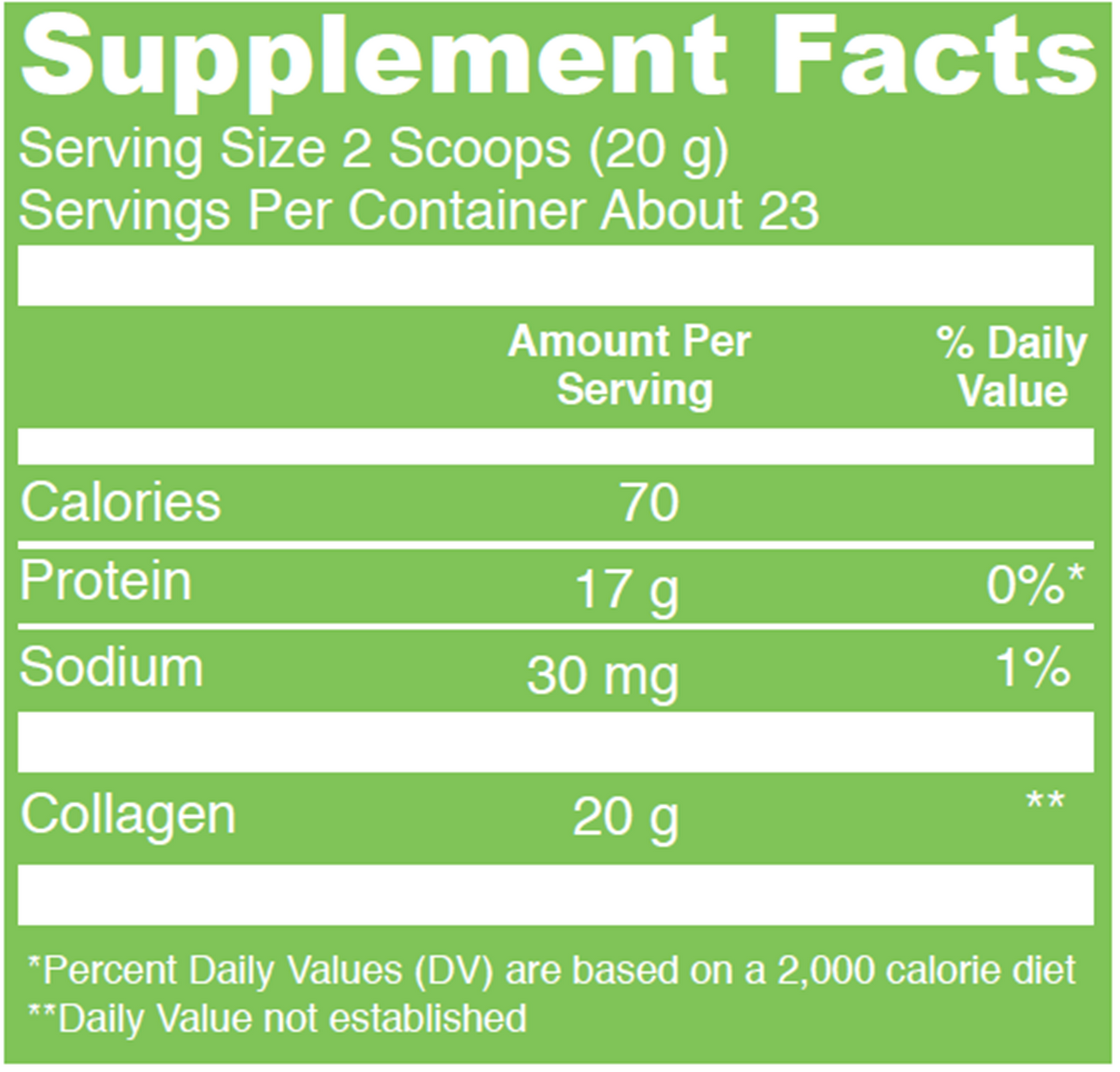 Beef Gelatin 23 serv