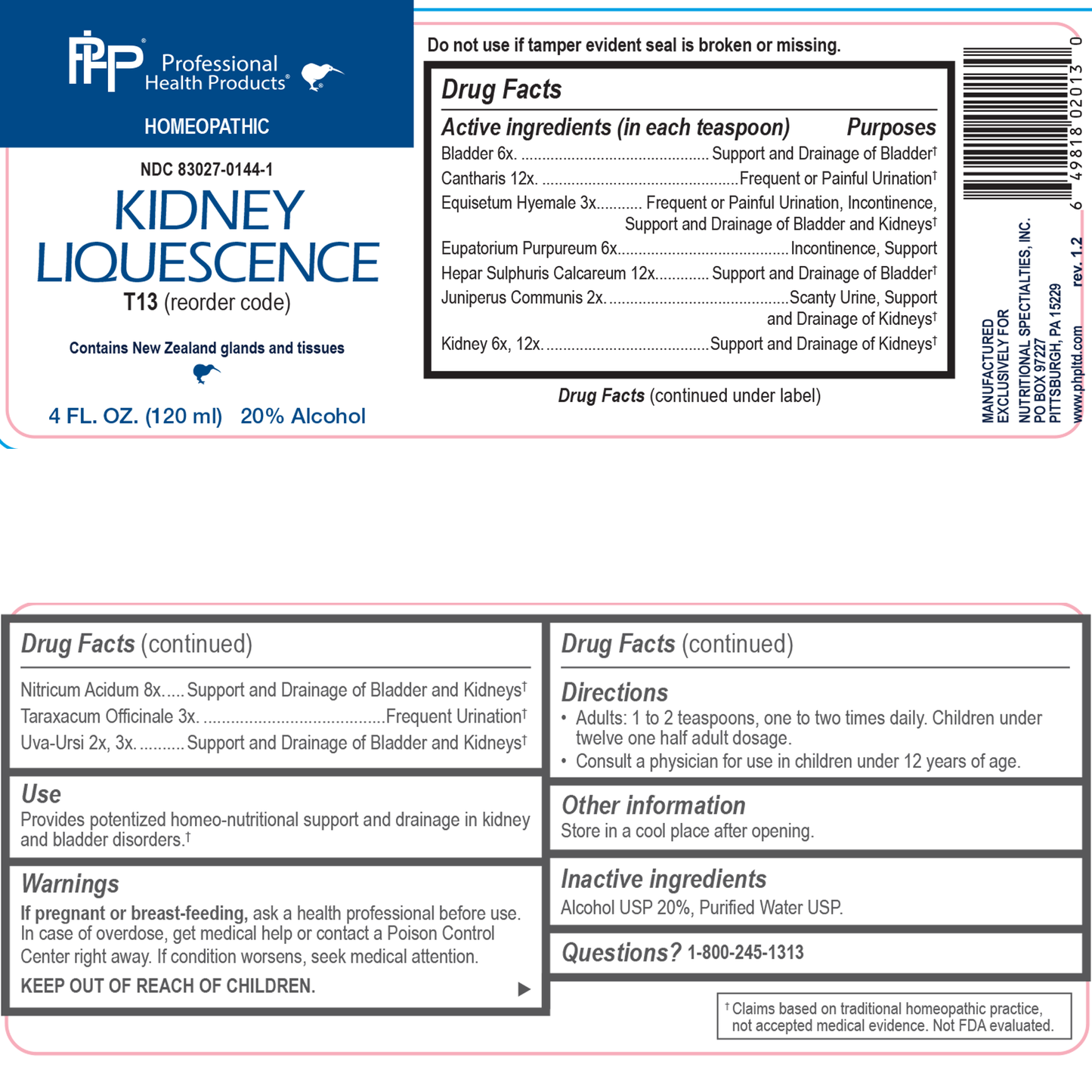 Kidney Liquescence 120mL