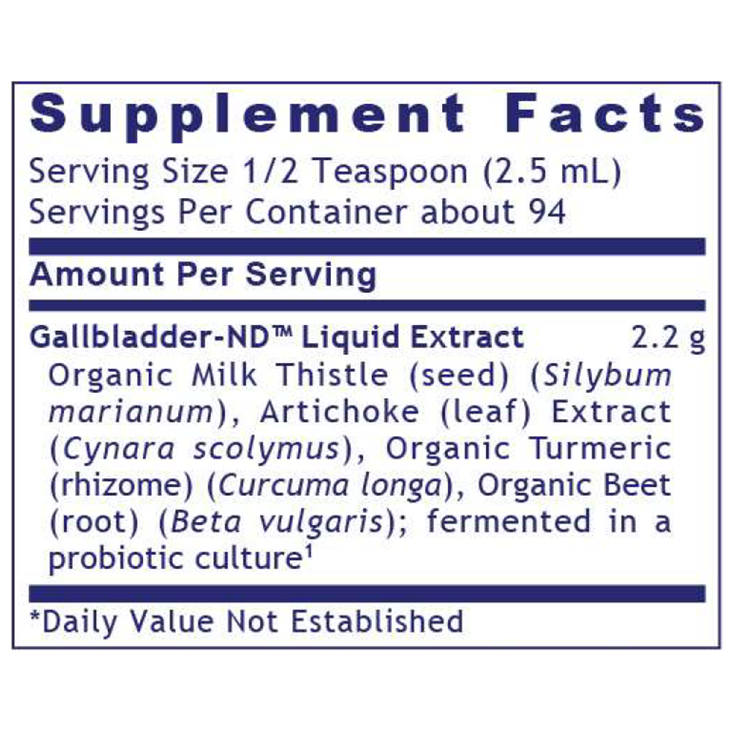 Gallbladder-ND 8 fl oz