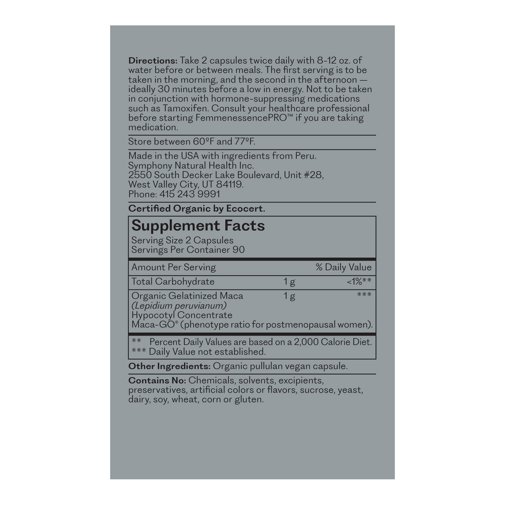 FemmenessencePRO POST (Maca-GO®) 180c