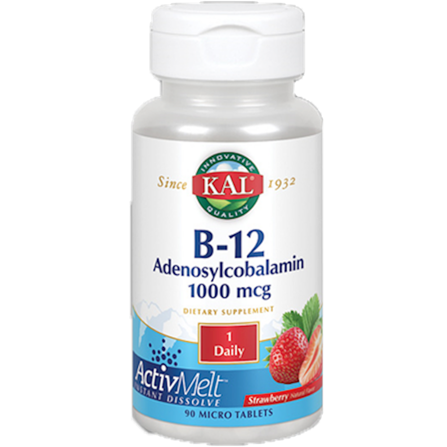 B12 Adenos 1,000 mcg Straw 90 tabs