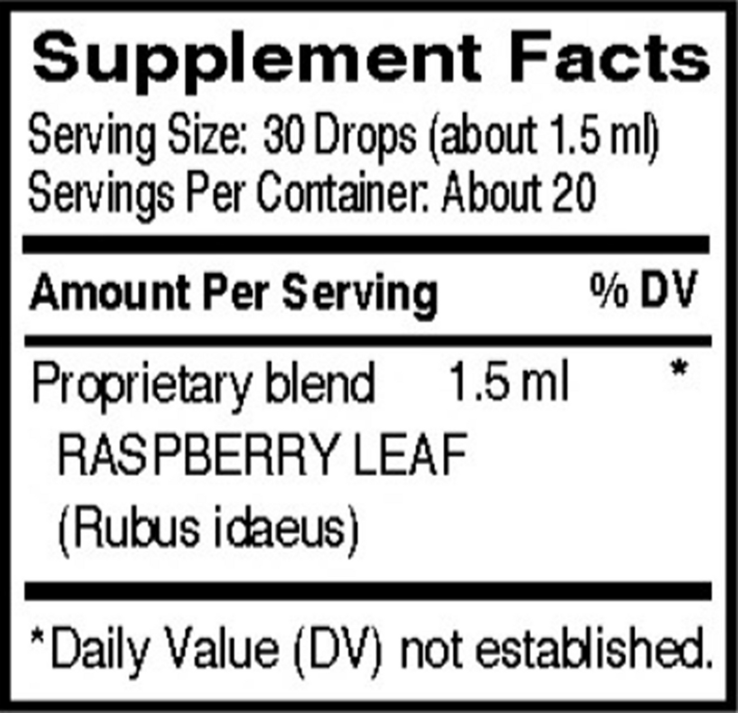 Red Raspberry 1 fl oz