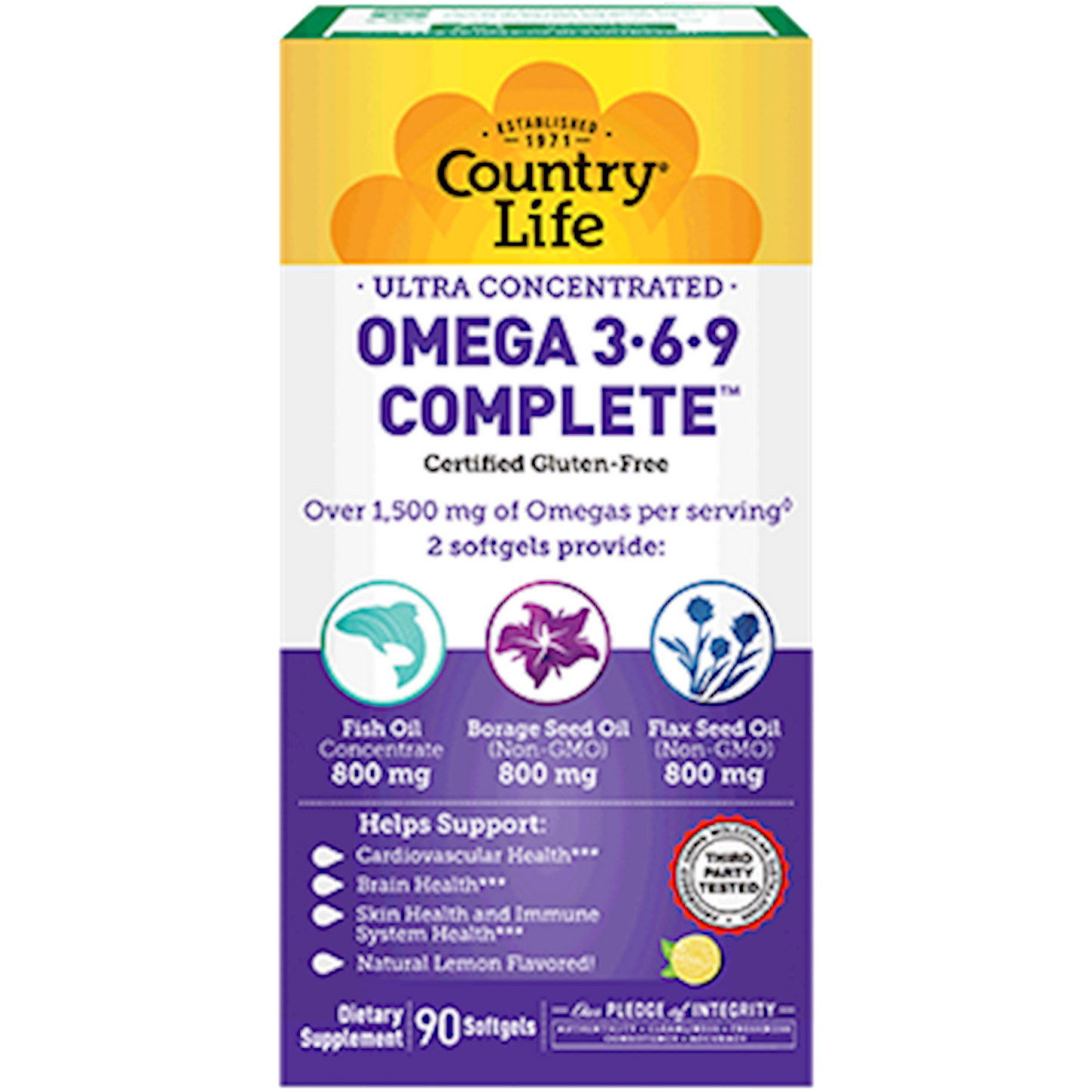 Ultra Omega 3-6-9 Complete 90 gels