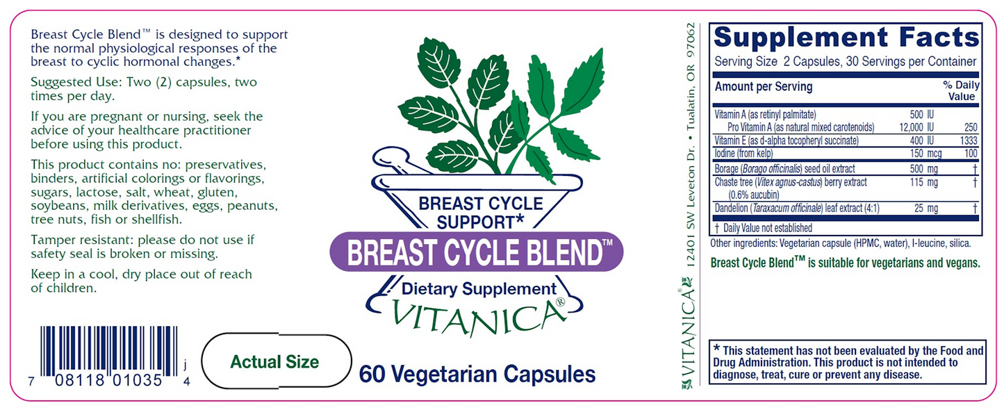 Breast Cycle Blend 60 vegcap