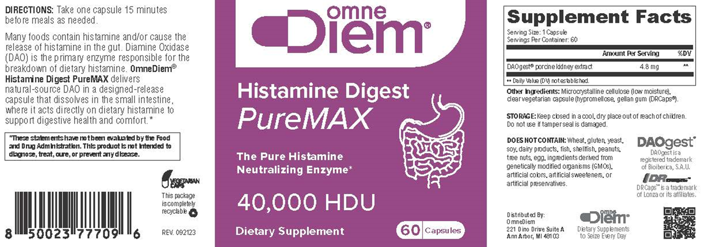 Histamine Digest Puremax 60 caps